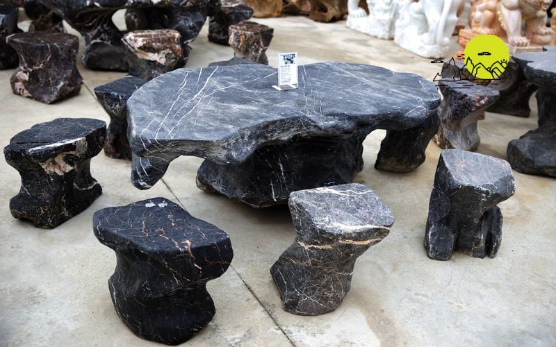 Các loại đá được sử dụng làm bàn ghế đá tự nhiên Hải Phòng 