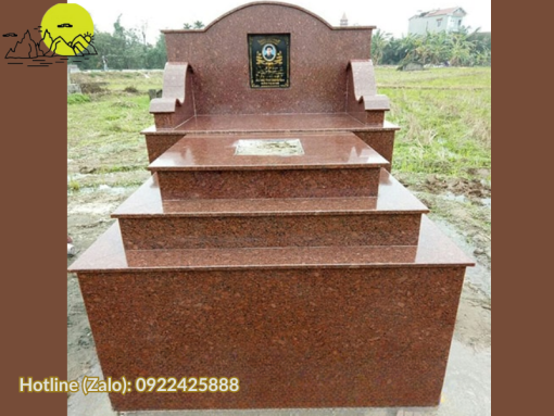 Đá ốp mộ granite màu nâu