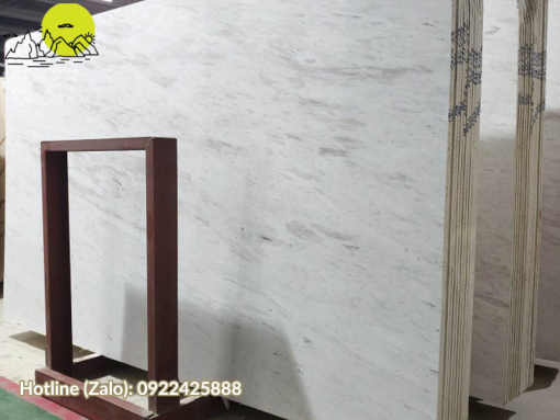 Đá ốp mộ marble màu trắng