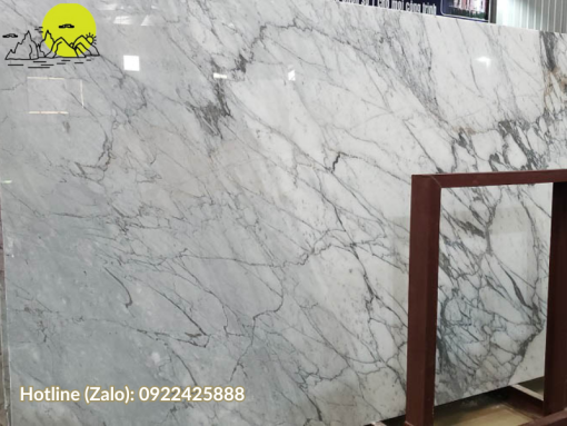 Đá ốp mộ marble màu trắng