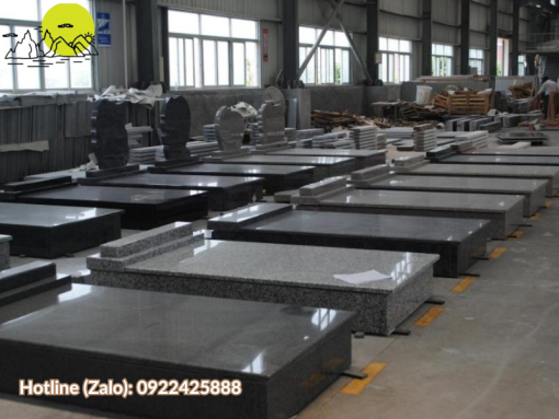 Đá ốp mộ marble màu xám