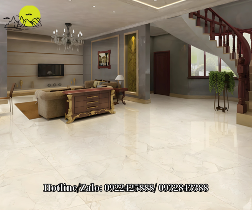 Đá Marble Cream Marfil ốp cầu thang