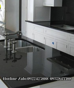 Đá ốp bàn bếp hoa cương đen Ấn Độ