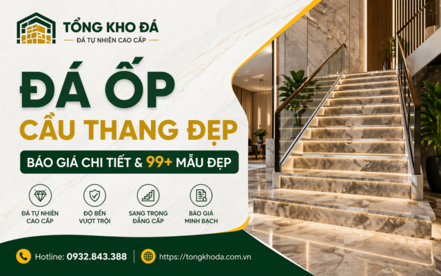 đá ốp cầu thang