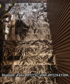 Đá ốp cầu thang Granite Black Forest