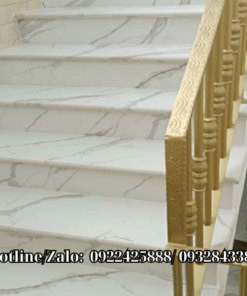 Cầu thang đá hoa cương Trắng
