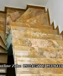 Đá cầu thang granite vàng hoàng gia