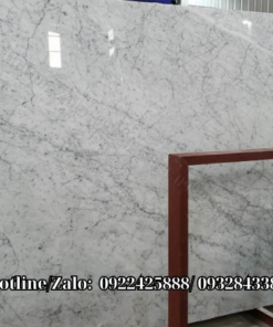 Đá ốp cầu thang marble trắng ý