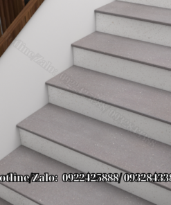 Đá ốp cầu thang xám