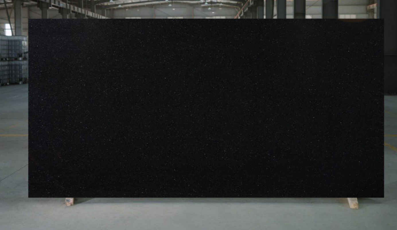 mẫu cầu thang đá granite đen kim sa