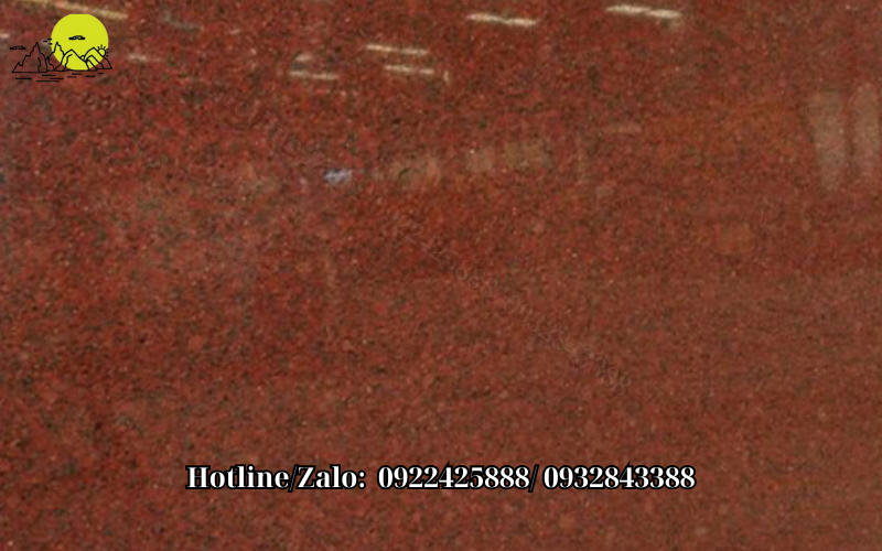 Đá cầu thang granite đỏ ruby