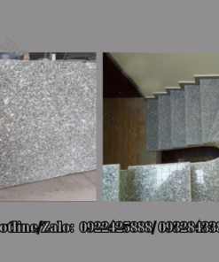 Đá cầu thang granite trắng suối lau