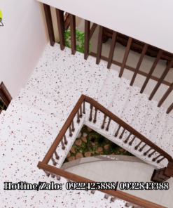 đá ốp cầu thang nhà ống