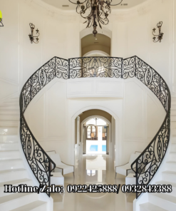 Mẫu đá ốp cầu thang đẹp cho nhà phố