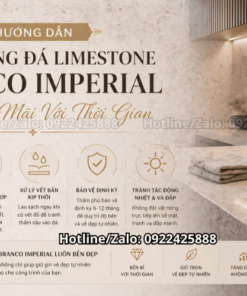 Đá Limstone Branco Imperial