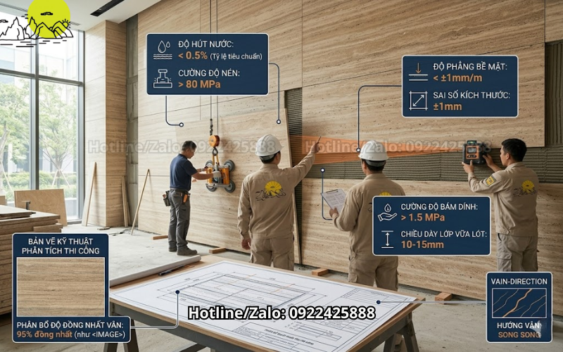 Đá Travertine Grey Carolina Italy