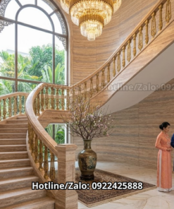 Đá Travertine Pink Marthe Vein Italy