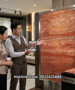 Đá Red Travertine