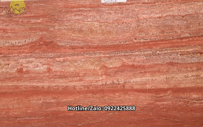 Đá Red Travertine