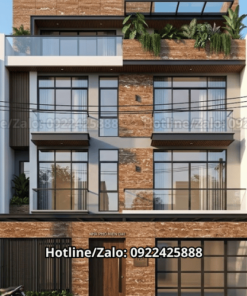 Đá Travertine Brown Rosso