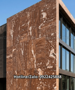 Đá Travertine Brown Rosso
