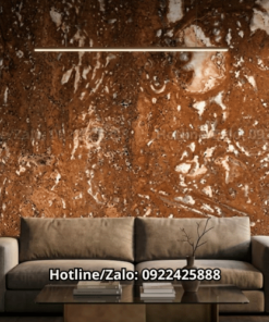 Đá Travertine Brown Rosso