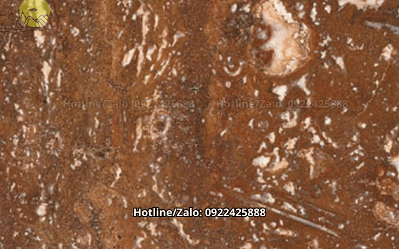 Đá Travertine Brown Rosso