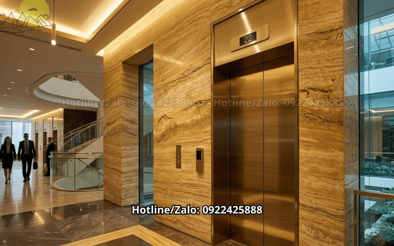 Đá Travertine Yellow Amarillo