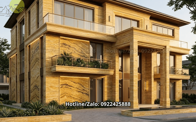 Đá Travertine Yellow Amarillo