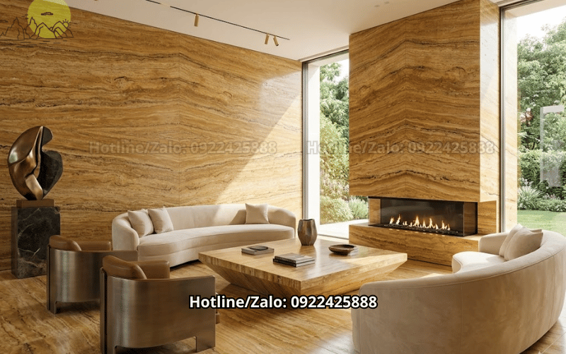 Đá Travertine Yellow Amarillo