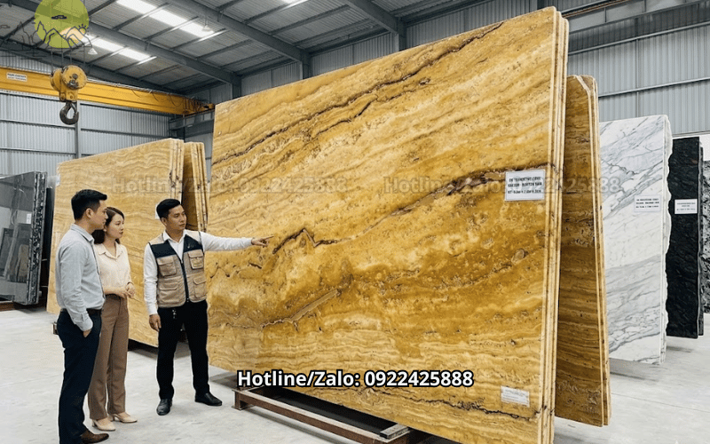 Đá Travertine Yellow Amarillo