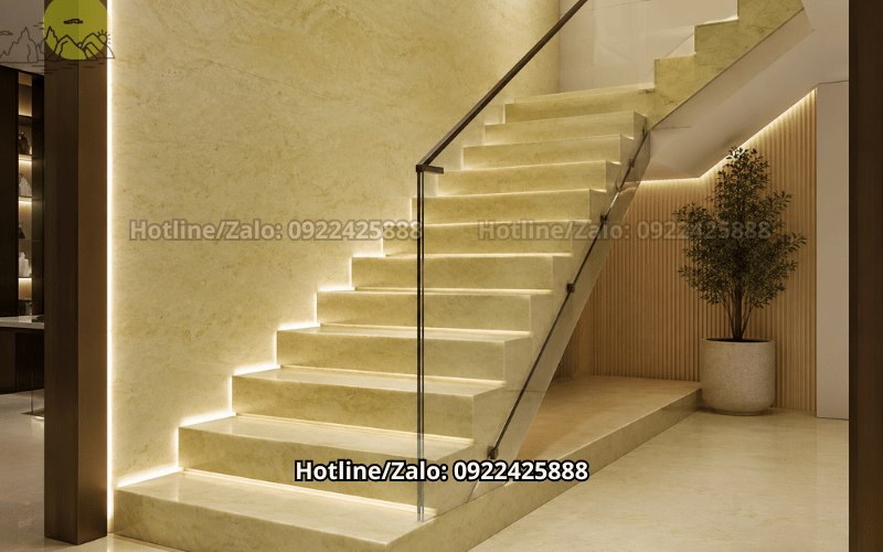 Đá Travertine Yellow Ivory