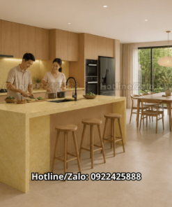 Đá Travertine Yellow Ivory