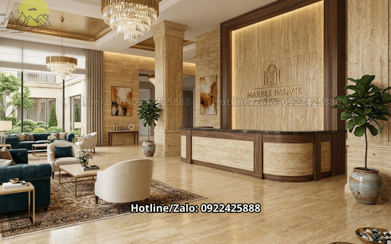 Đá Travertine Yellow Luisa