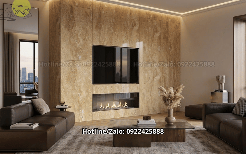 Đá Travertine Yellow Luisa