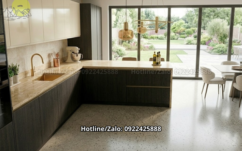 Đá Travertine Yellow Luisa