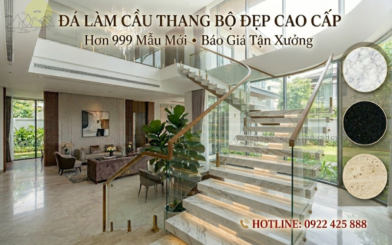 Đá Làm Cầu Thang Bộ Đẹp Cao Cấp Hơn 999 Mẫu Mới Báo Giá Tận Xưởng