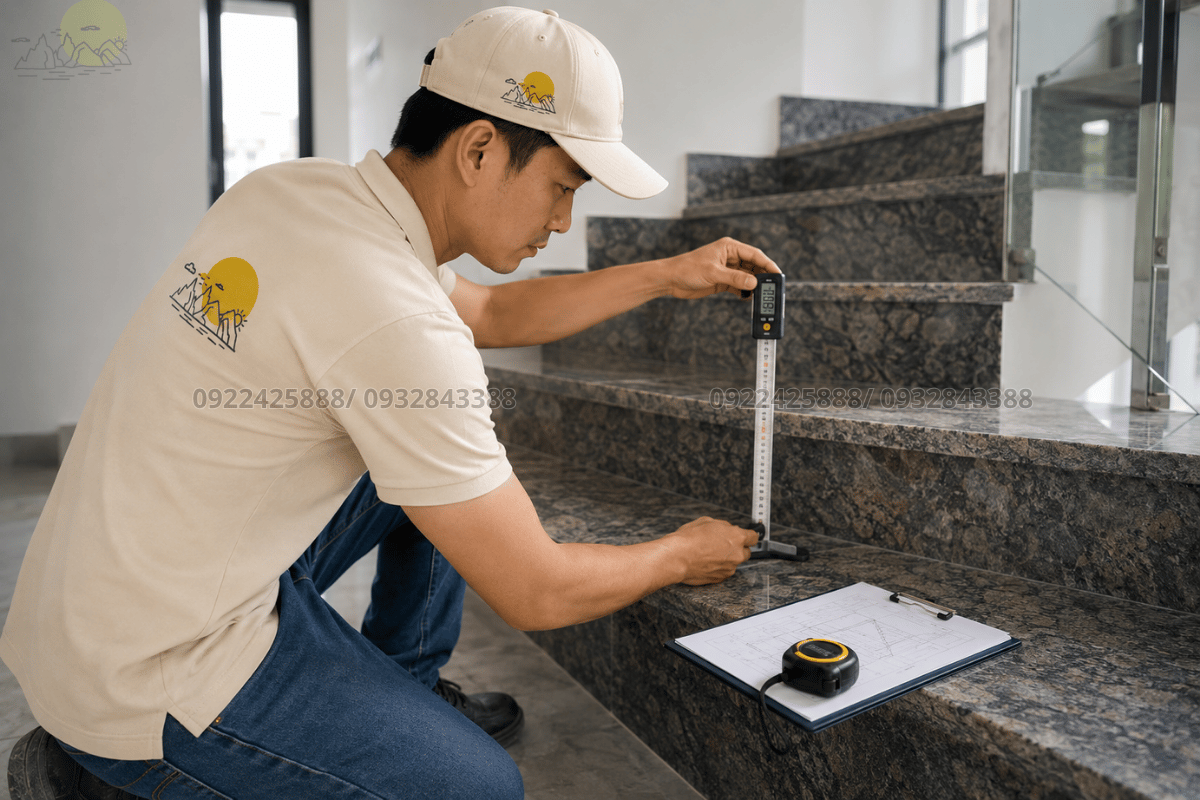 Cách đo kích thước cầu thang trước khi thi công đảm bảo độ chuẩn xác