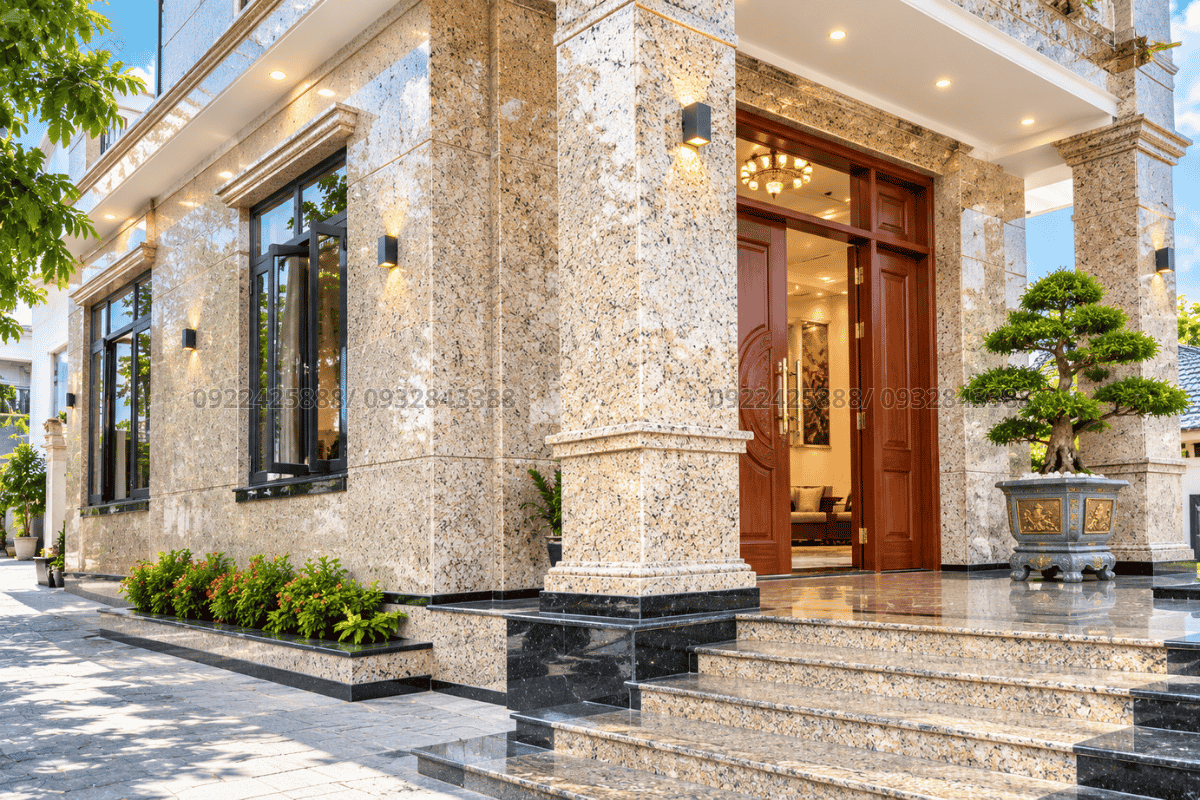 Hướng dẫn chọn đá ốp mặt tiền Granite độ cứng cao