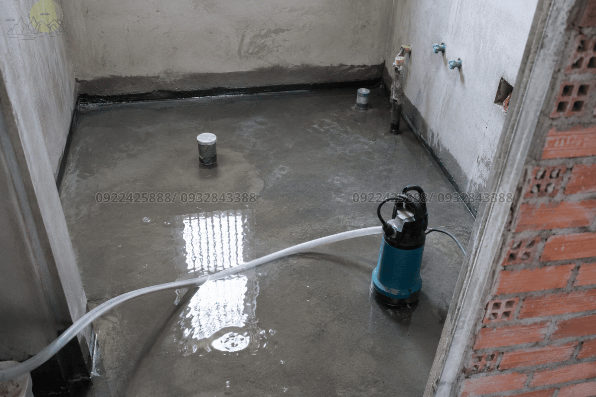 Nghiệm thu ngâm nước giúp khắc phục triệt để lỗi khi thi công nhà vệ sinh