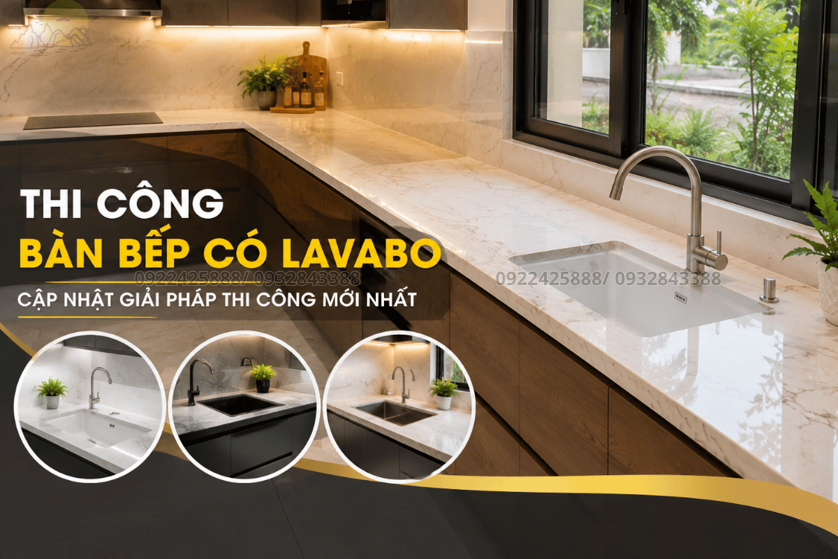 Thi Công Bàn Bếp Có Lavabo Cập Nhật Giải Pháp Thi Công Mới Nhất 