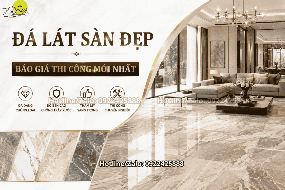 Bộ Sưu Tập Đá Lát Sàn Đẹp | Báo Giá Thi Công Mới Nhất