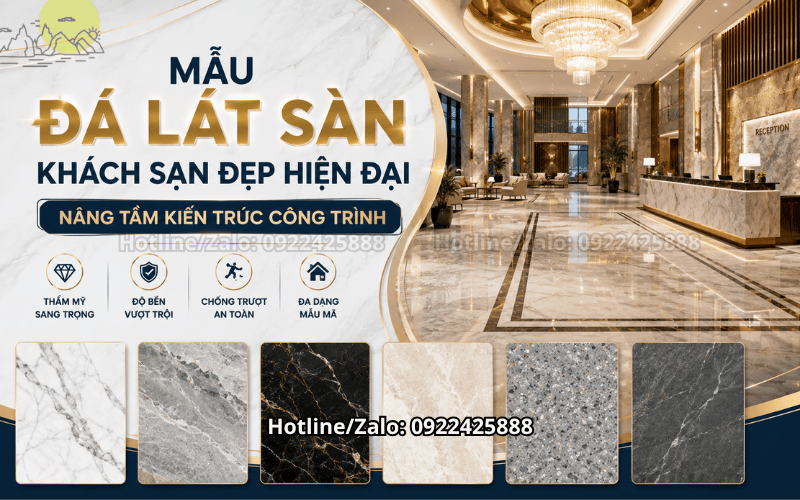 Mẫu Đá Lát Sàn Khách Sạn Đẹp Hiện Đại Nâng Tầm Kiến Trúc Công Trình