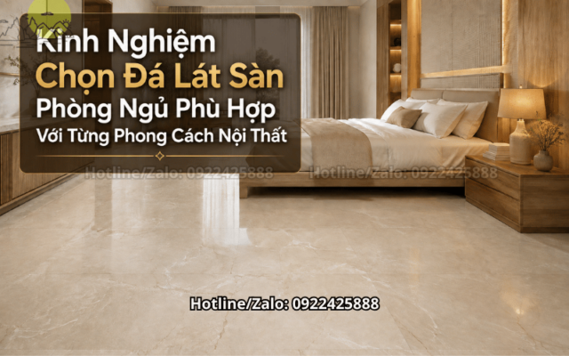Kinh Nghiệm Chọn Đá Lát Sàn Phòng Ngủ Phù Hợp Với Từng Phong Cách Nội Thất 
