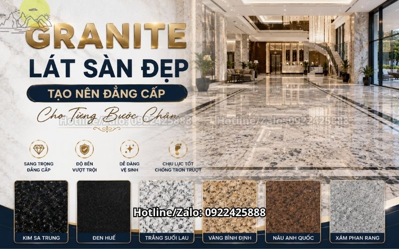 Granite Lát Sàn Đẹp Tạo Nên Đẳng Cấp Cho Từng Bước Chân