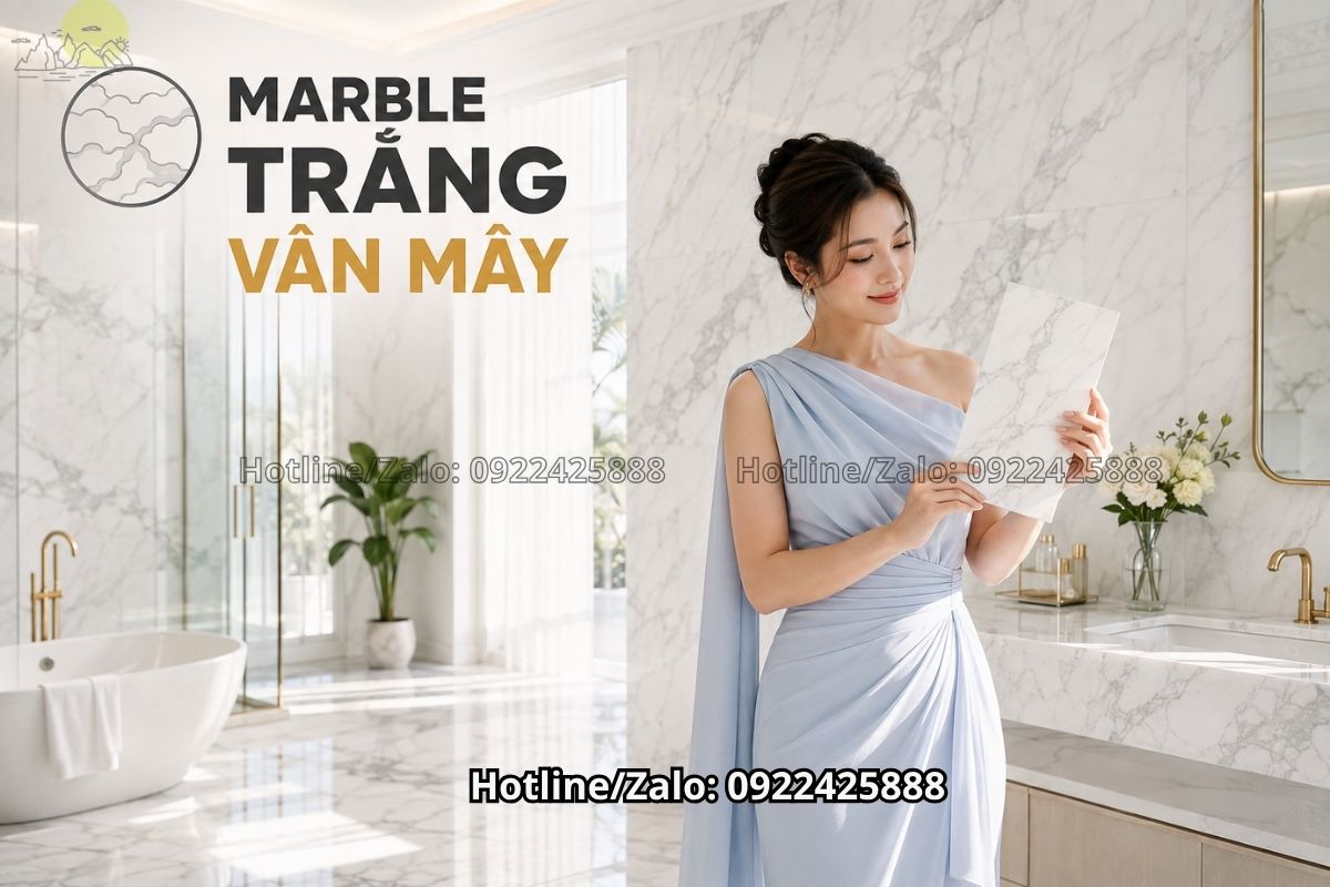 Đá granite hay marble ốp nhà tắm cho sàn chống trơn an toàn