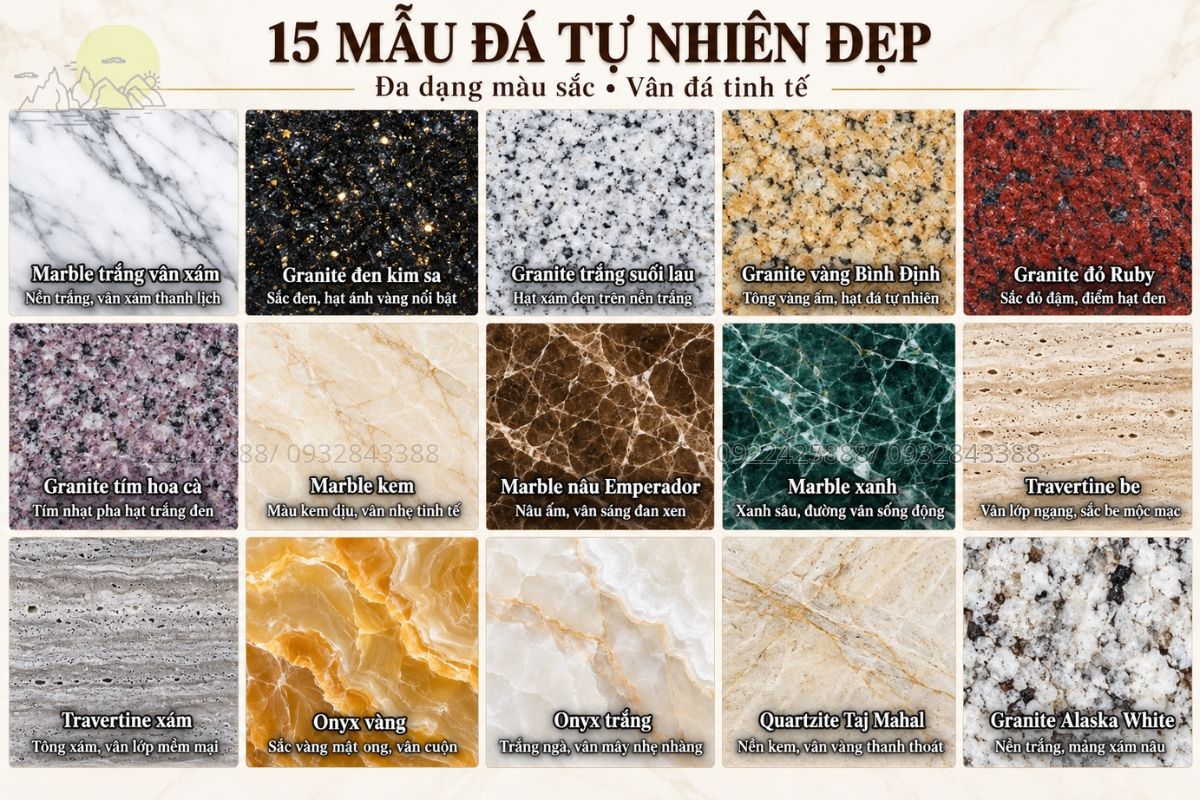 mẫu đá lavabo